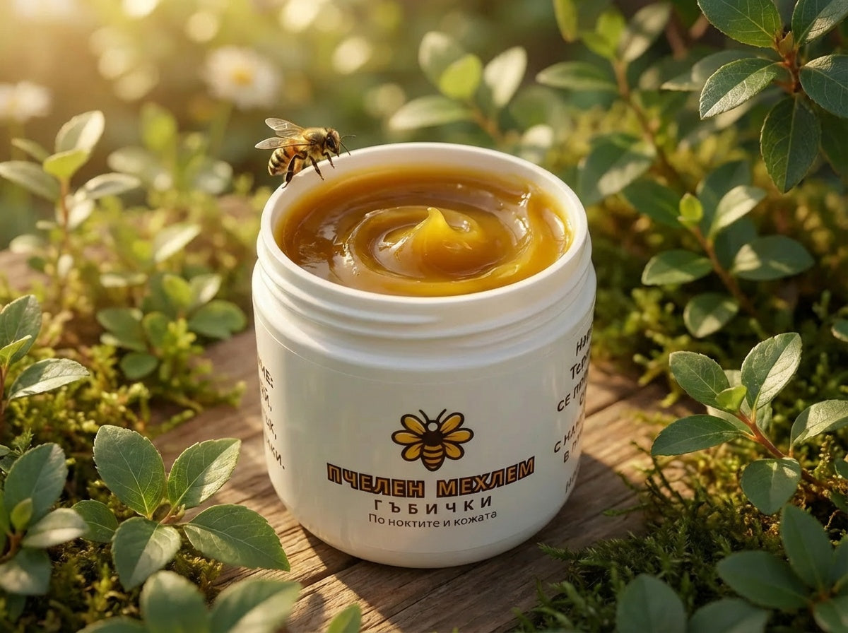 Пчелен мехлем при гъбички по ноктите и кожата